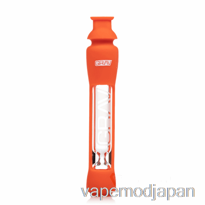VAPE MOD GRAV 12mm テイスター シリコンスキン付き スカーレットオレンジ